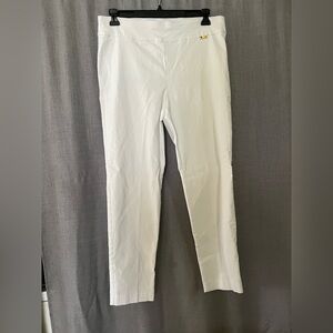 Women white dress pants
